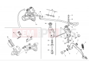 REAR BRAKE SYSTEM - Husqvarna TE 449-511 2013