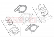 CYLINDER - PISTON - Husqvarna TE 449-511 2012