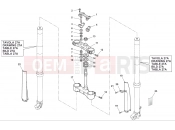 STEERING FORK - Husqvarna TE 449-511 2012