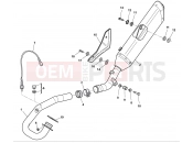 EXHAUST SYSTEM - Husqvarna TXC 449-511 2012