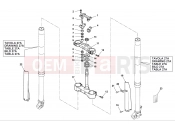 STEERING FORK - Husqvarna TXC 449-511 2012