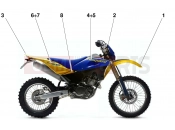 TRANSFERS Y/B (TE) - Husqvarna SMS-TE 610 2006