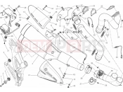 DUCATI 2013 Diavel CROMO EXHAUST SYSTEM » EXHAUST SYSTEM