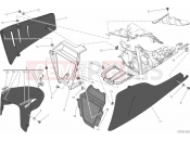 DUCATI 2013 Diavel CROMO FRONT MUDGUARD » PLASTICS