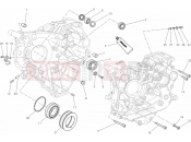 DUCATI 2013 Diavel WHITE STRIPE CRANKCASE BEARINGS » ENGINE CASE