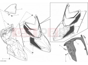 DUCATI 2013 HYPERMOTARD SP COWLING » PLASTICS
