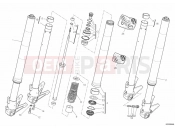 DUCATI Monster 1100 EVO ABS FRONT FORK » FRONT SUSPENSION