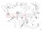 DUCATI Hypermotard 1100 EVO SP EXHAUST SYSTEM » EXHAUST SYSTEM