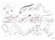 DUCATI Superbike 1199 Panigale S Tricolore REAR BRAKE SYSTEM » BRAKING SYSTEM