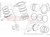 DUCATI Superbike 1199 Panigale S Tricolore CYLINDER - PISTON » ENGINE CASE