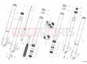 DUCATI Monster 659 ABS FRONT FORK » FRONT SUSPENSION