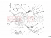 DUCATI Monster 796 ABS HORIZONTAL CYLINDER HEAD » VALVE DRIVE