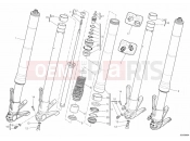 DUCATI Diavel BRA FRONT FORK » FRONT SUSPENSION