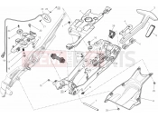 DUCATI 2012 Diavel Carbon BRA REAR FRAME COMP. » FRAME