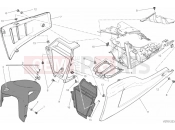 DUCATI 2012 Diavel Carbon BRA FRONT MUDGUARD » PLASTICS