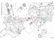 DUCATI 2012 Diavel Carbon BRA HALF-CRANKCASES PAIR » ENGINE CASE