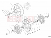 DUCATI Hypermotard 1100 EVO WHEELS » FRONT WHEEL