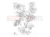 CRANKCASE COVER 1 - Yamaha XVS1300A 1CS4 2014