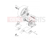 REAR WHEEL - Yamaha XVS1300A 1CS4 2014