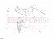 DUCATI Superbike 1198 SP REAR SHOCK ABSORBER » SWING ARM