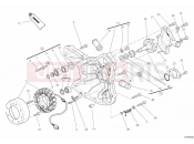 DUCATI Superbike 1198 SP GENERATOR COVER - WATER PUMP » COOLING SYSTEM