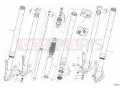 DUCATI 2011 Multistrada 1200 ABS FRONT FORK » FRONT SUSPENSION