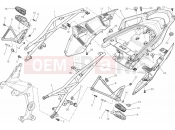 DUCATI 2011 Multistrada 1200 ABS REAR FRAME COMP. » FRAME