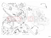 DUCATI Monster 696 ABS EXHAUST SYSTEM » EXHAUST SYSTEM
