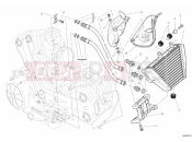 DUCATI 2011 Diavel Carbon OIL COOLER » LUBRICATION SYSTEM