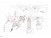 DUCATI 2011 Streetfighter OIL PUMP - FILTER » LUBRICATION SYSTEM