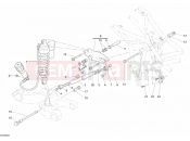 DUCATI 2010 Multistrada 1100 REAR SHOCK ABSORBER » SWING ARM