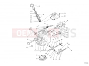 DUCATI 2010 Multistrada 1100 HORIZONTAL CYLINDER HEAD » VALVE DRIVE