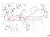 DUCATI Monster 1100 ABS FRONT BRAKE SYSTEM » BRAKING SYSTEM