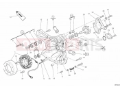 DUCATI 2010 Superbike 1198 GENERATOR COVER - WATER PUMP » COOLING SYSTEM
