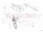 DUCATI 2010 Superbike 1198 R REAR SHOCK ABSORBER » SWING ARM