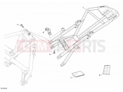 DUCATI 2009 Superbike 1098 R Bayliss REAR FRAME » FRAME