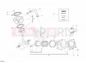 DUCATI 2009 Superbike 1198 S CYLINDER - PISTON » ENGINE CASE
