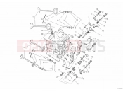 DUCATI 2009 Superbike 1198 S HORIZONTAL CYLINDER HEAD » VALVE DRIVE