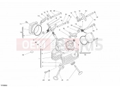 DUCATI 2009 Sportclassic GT1000 Touring VERTICAL CYLINDER HEAD » VALVE DRIVE