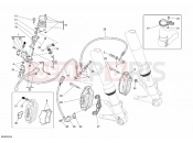 DUCATI 2008 Superbike 1098 R FRONT BRAKE SYSTEM » BRAKING SYSTEM
