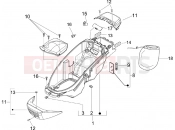 PIAGGIO Beverly 125 Helmet huosing - Undersaddle