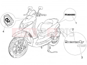 PIAGGIO Beverly 125 Plates - Emblems