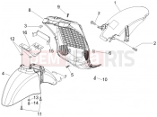 PIAGGIO Beverly 125 Wheel huosing - Mudguard