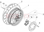 PIAGGIO Beverly 125 Rear wheel