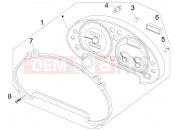 PIAGGIO Beverly 125 Tourer Meter combination - Cruscotto