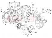 Crankcase cover - Crankcase cooling - Piaggio Beverly 125 Tourer 2010