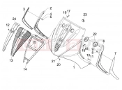 Front shield - Piaggio Beverly 125 Tourer 2010