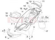 Helmet huosing - Undersaddle - Piaggio Beverly 125 Tourer 2010