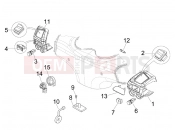 Selectors - Switches - Buttons - Piaggio Beverly 125 Tourer 2010