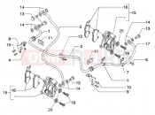 PIAGGIO Calipers-brake piping